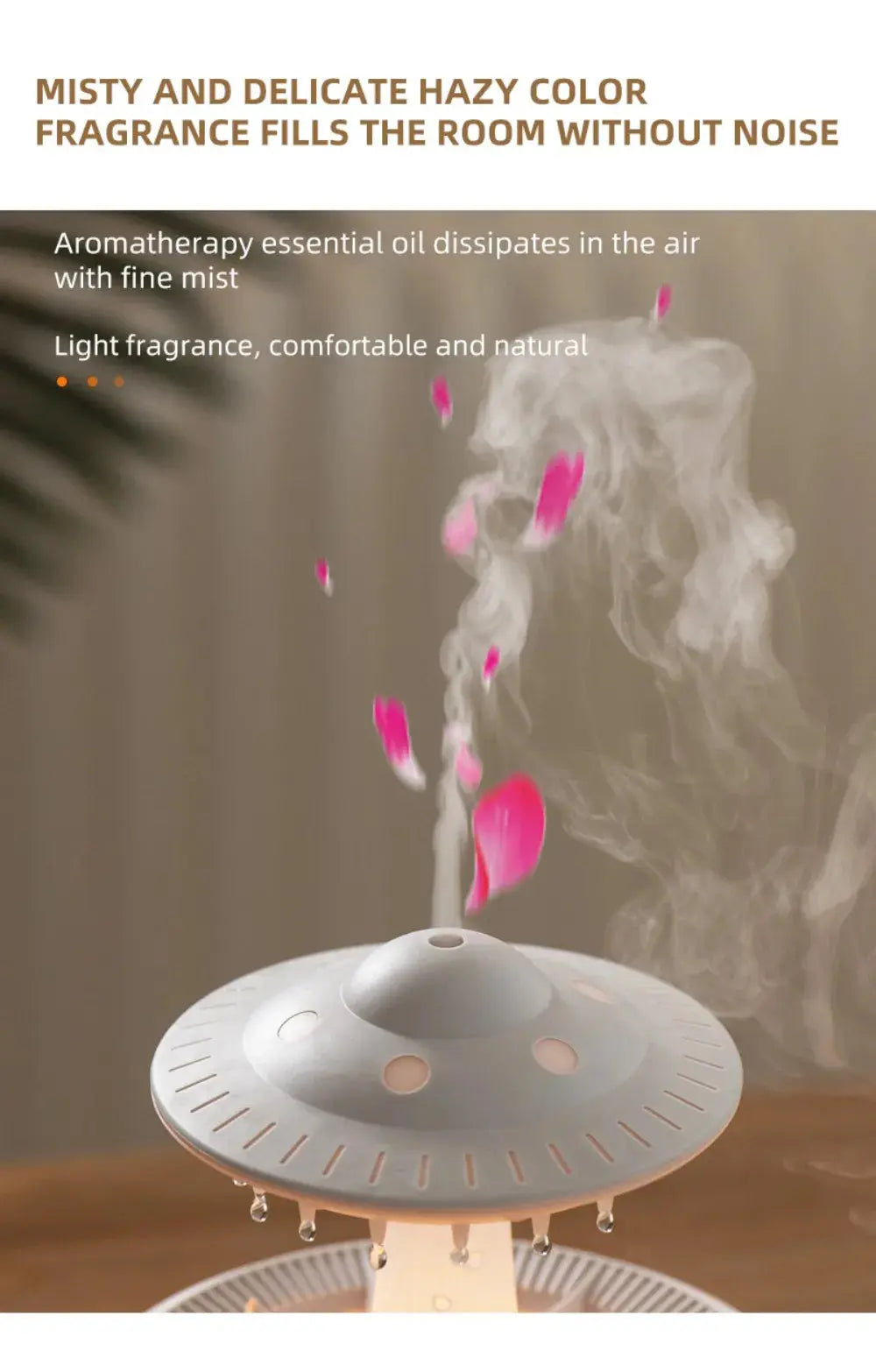 UFO Humidifier Night Light NetEmporium